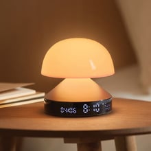 Lexon Mina Alarm Clock with LED Touch Lamp